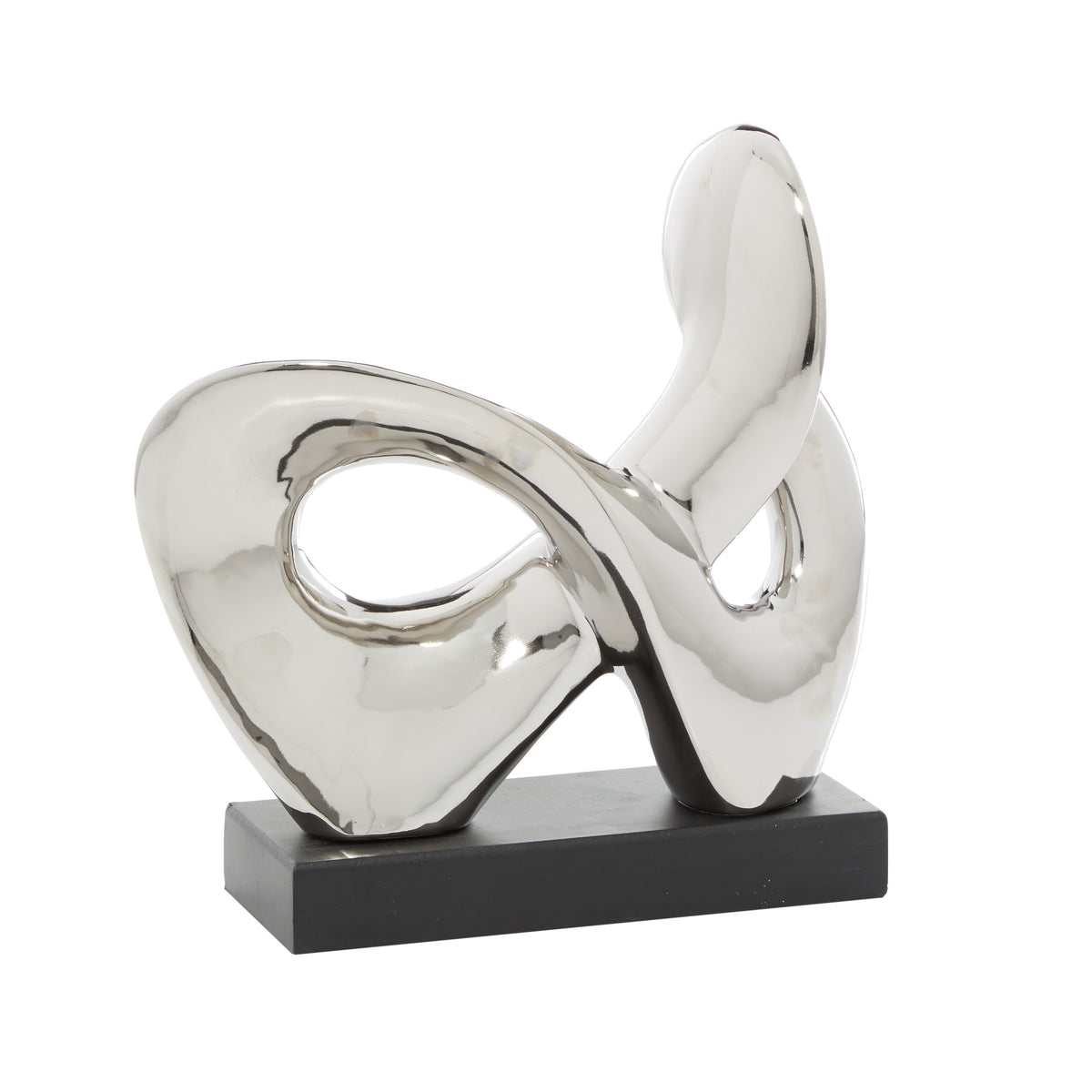 Escultura de mesa plata